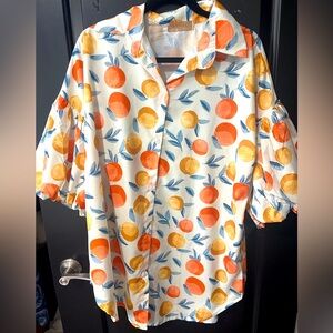 Colorful Button Up Women’s Top